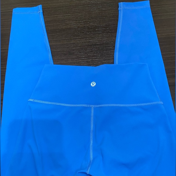 Lululemon wunder under high rise leggings 28” size 6 blue nile - Picture 2 of 5